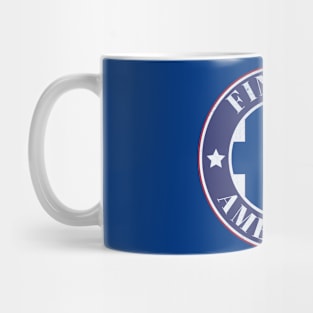 Proud Finnish-American Badge - Finland Flag Mug